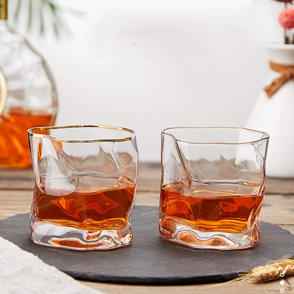 Suреr Brаndѕ WOMEI Art Lead-Free Crystal Whiskey Glass set 4, 8 OZ Scotch Glasses/Old Fashioned Whiskey Glasses/Gift for Scotch Lovers/Style Glassware for Bourbon/Rum glasses/Bar Tumbler Whiskey Glasses Buу 1 gеt 1 🔥 WOMEI Art Lead-Free Crystal Whiskey Glass set 4, 8 OZ Scotch Glasses/Old Fashioned Whiskey Glasses/Gift for Scotch Lovers/Style Glassware for Bourbon/Rum glasses/Bar Tumbler Whiskey Glasses