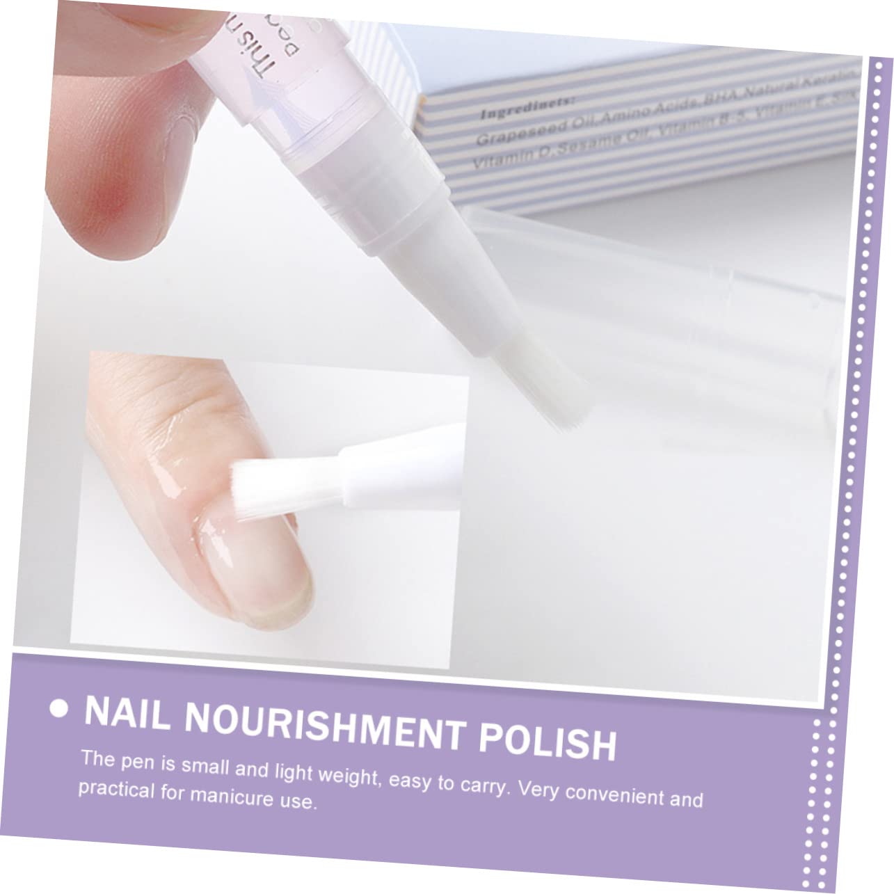 10piezas Bolígrafos De Aceite Para Cutículas Bolígrafos Nutritivos Para Uñas Para Salón De Uñas Doméstico Para Manicura