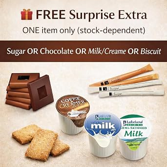 16x Coffee Capsules Pod for Vertuo Machines | Taster Set with Biscuits, Chocolate, Sugar or Milk in Gift Box (Mixed Blends Selection)