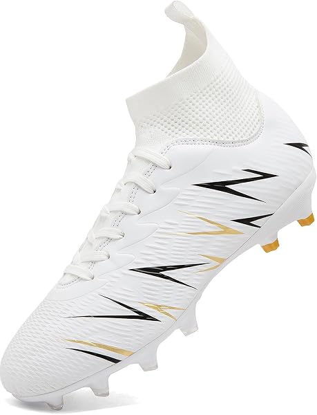 Mens Football Boots Spike High Top Football Shoes Astro Turf Trainers AG FG Soccer Cleats Boys Professional Athletic Shoes - 1