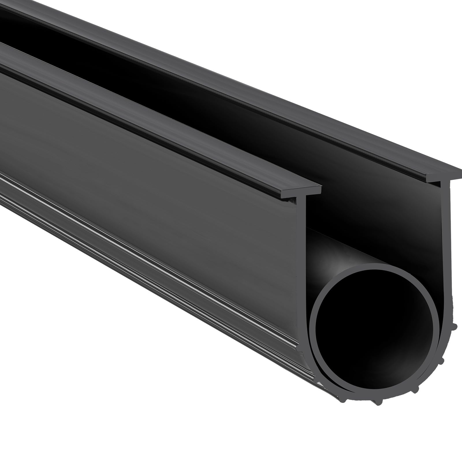 VEVOR Uszczelka do drzwi garażowych 4,8 m gumowa taśma uszczelniająca 10 cm szerokość 8 mm, aby zapobiec przenikaniu wiatru przed deszczem liść drzwi segmentowych i przechylnych Magazyn Fabryka