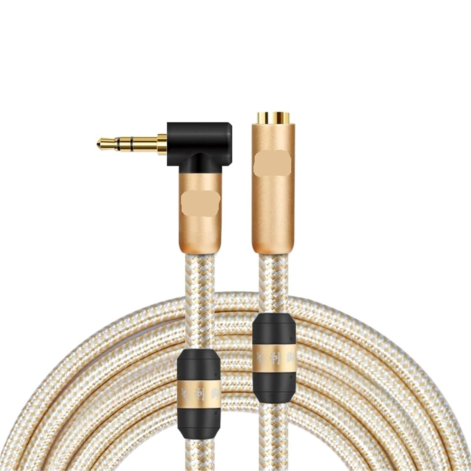 Mini Jack 3.5mm to 3.5mm Extension Audio Cable Line Stereo for PC Headphone Headphone Car 3.5 Male to Female Shielded Cable(Red,1m)