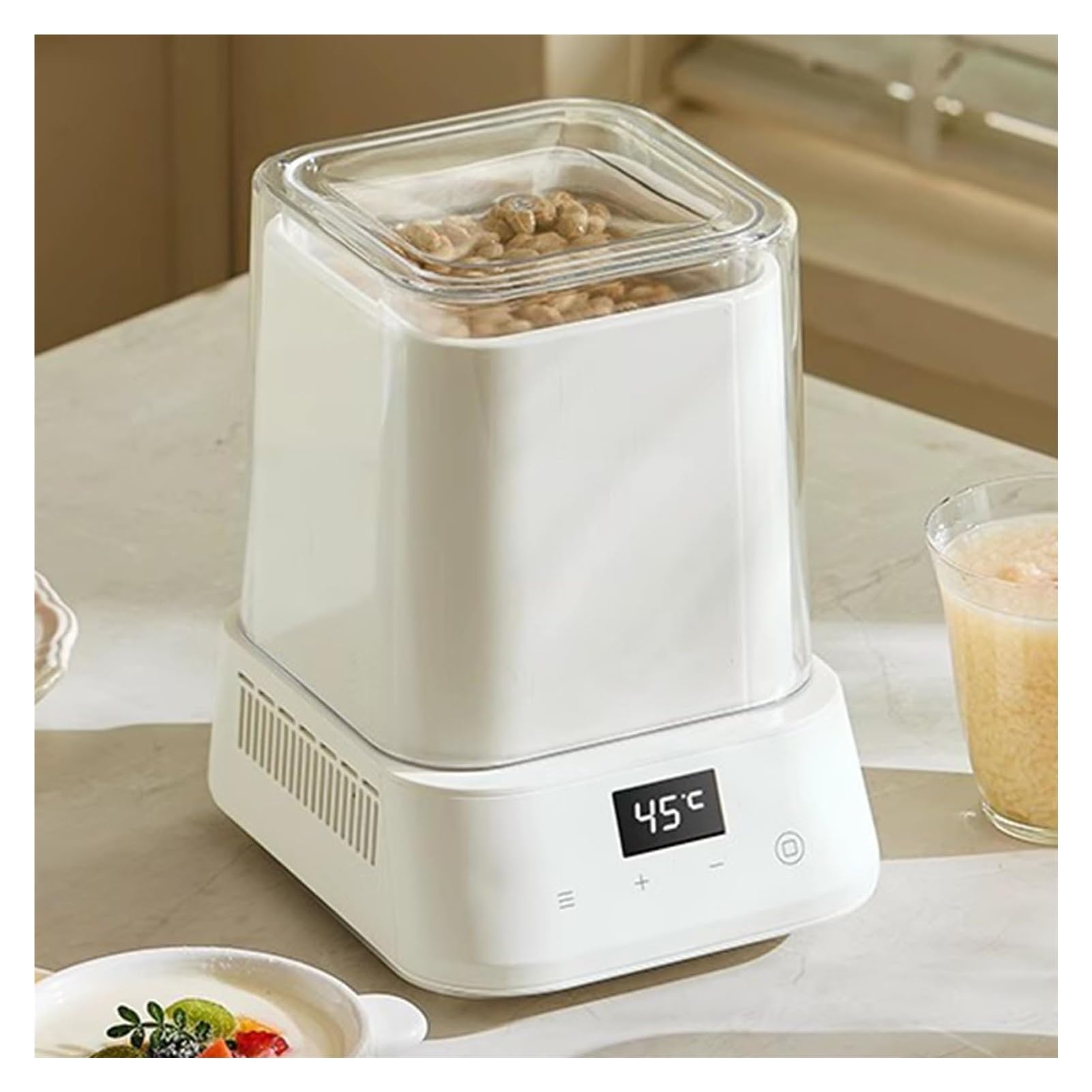 Yogurtera Automática1L,Temporizador 1-99 H,Control Temperatura NTC 28-80℃