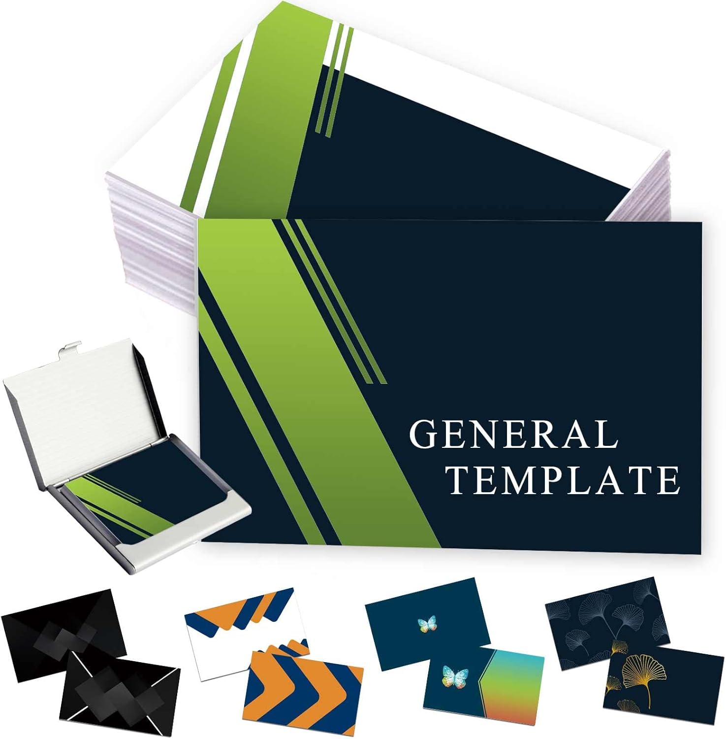 Custom Business Cards with Your Logo Personalized Printed Card for Small Business Photo front and back Waterproof Double-sided Design Women Men Thank you