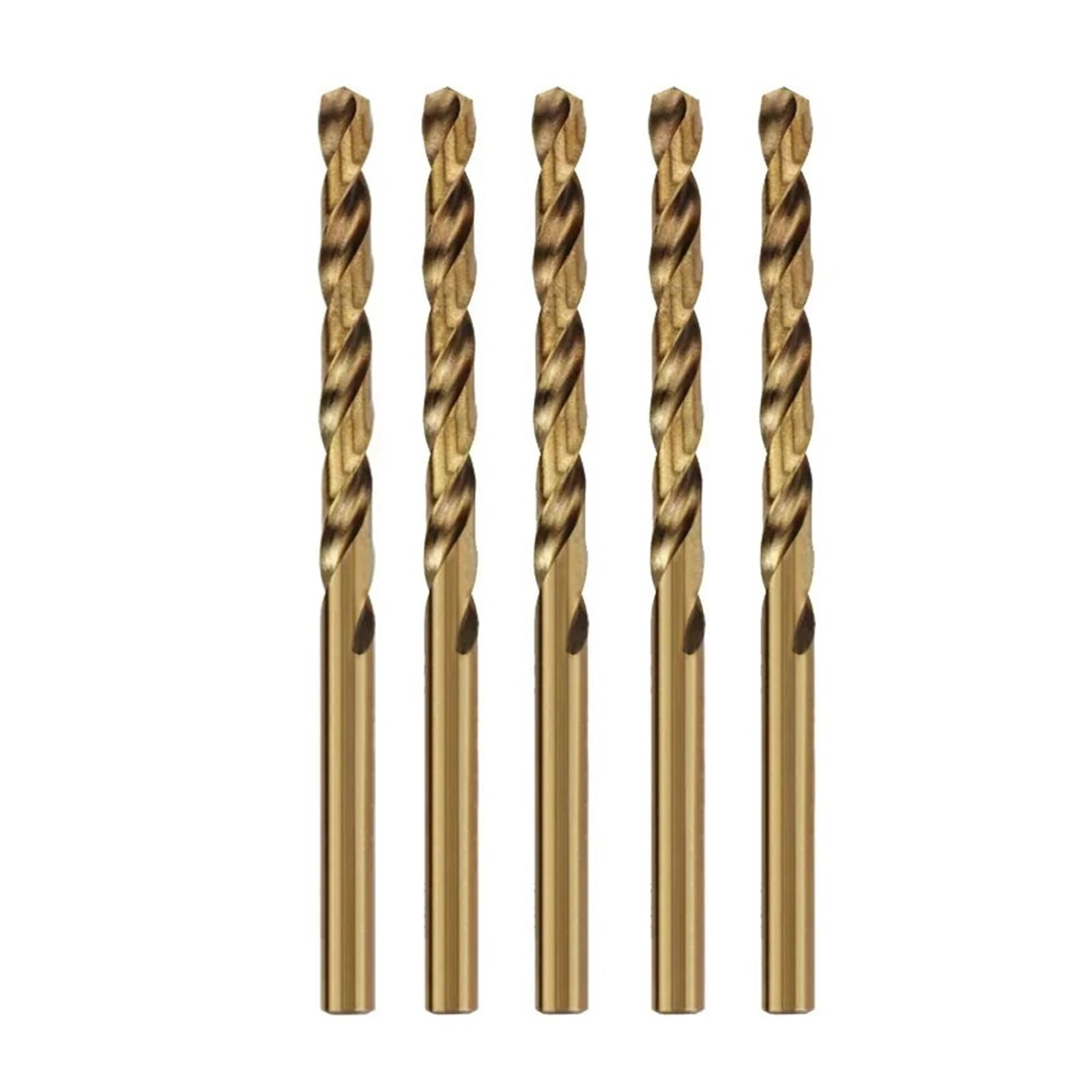 Juego de brocas de acero de alta velocidad con cobalto M35, brocas helicoidales resistentes de 5 piezas, adecuadas para perforación de metal, acero inoxidable y metal duro(13.2mm)