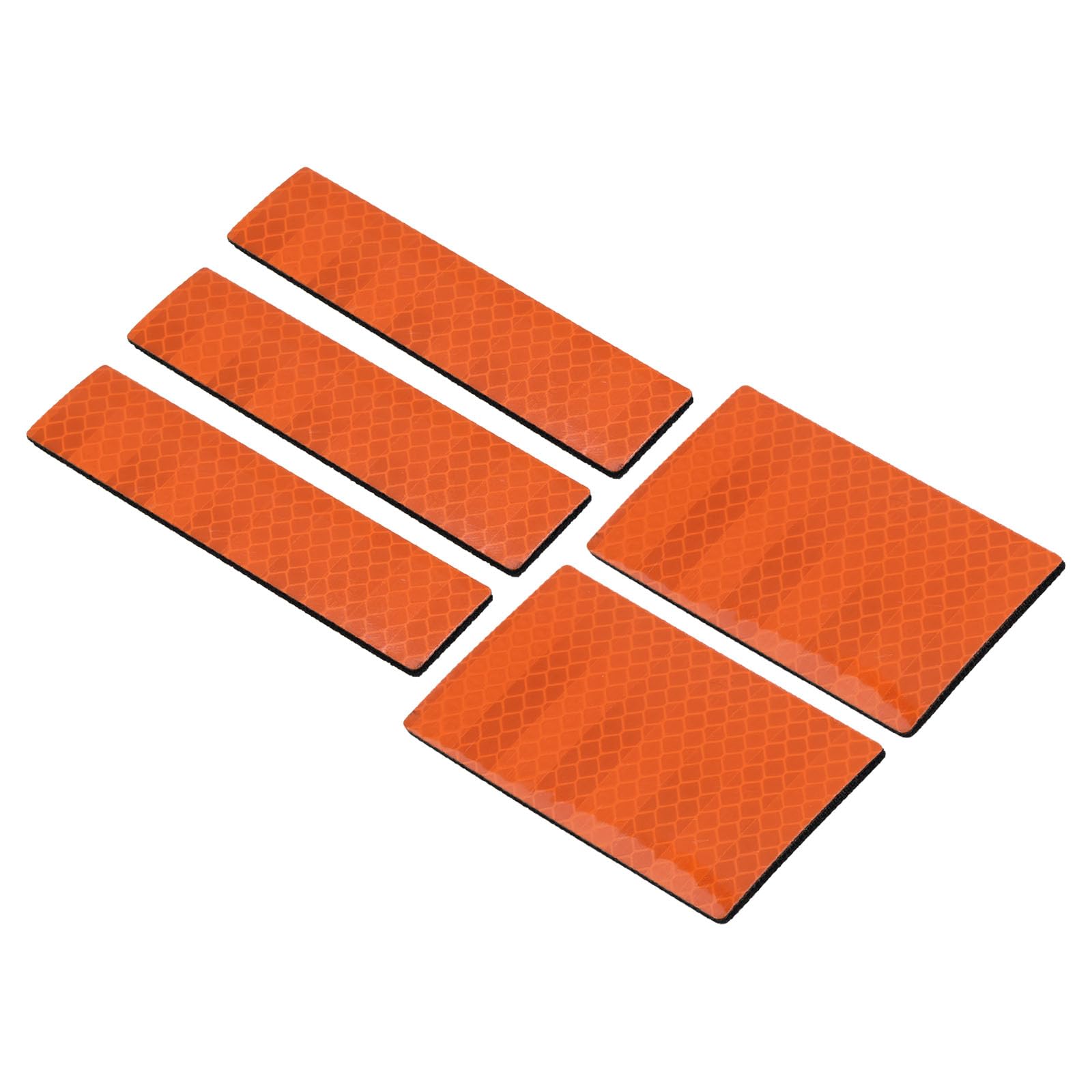 Correctif réfléchissant 1"x4" 2"x3" orange pour sécuriser les vestes des travailleurs de nuit