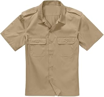 Vintage Genuine U.S. Military Short Sleeve Chino Shirt