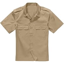 Vintage Genuine U.S. Military Short Sleeve Chino Shirt