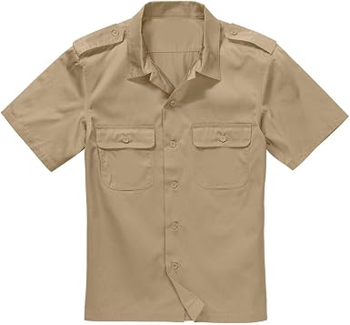 Military Short Sleeve Chino Shirt 