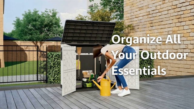 Amazon.com : LHBcraft Outdoor Storage Cabinet 36 Cu Ft with