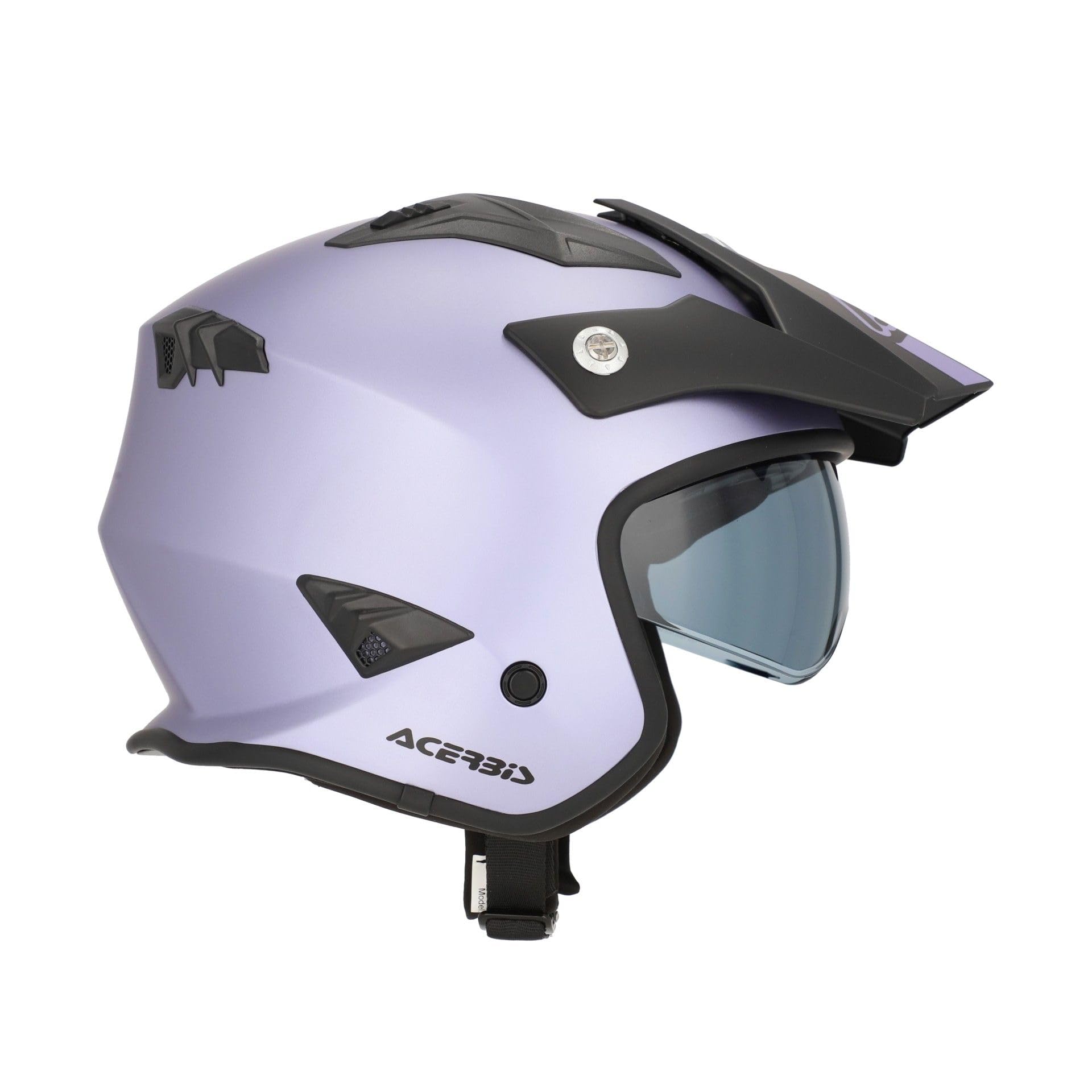 Acerbis - Casco Jet Aria - Color púrpura metálico - Talla S
