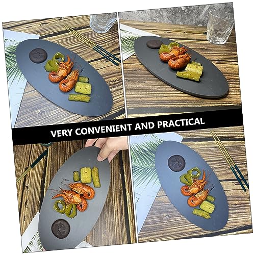 Plato Ovalado Retro para Sushi Steak y Postres miniatura 5