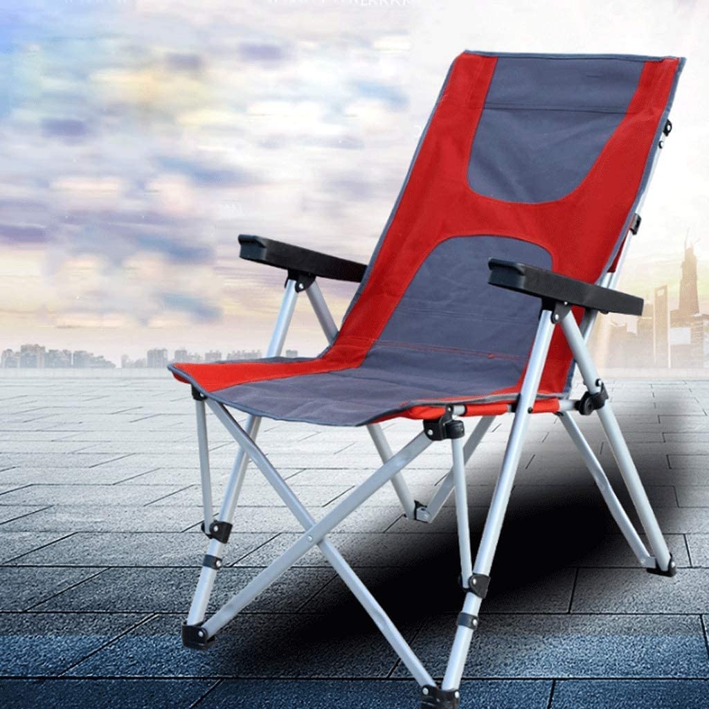Krzesło Kempingowe Podróżne Krzesło Kempingowe Zewnętrzne Plecy Regulowane Składane Przenośne Plażowe Wędkarskie Fotel Wędkarski