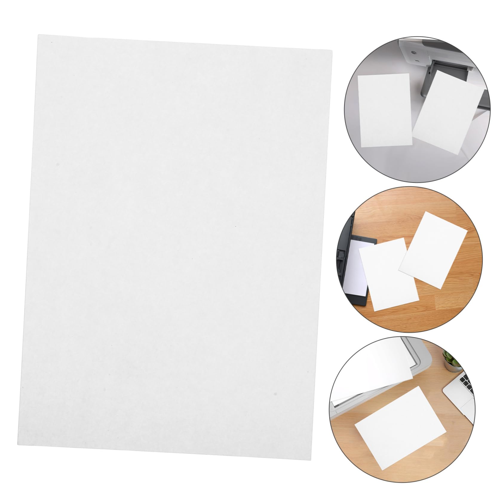 Din A5 Druckerpapier Weiß 500 Blatt Kopierpapier Beidseitig Bedruckbar für Drucker Büro Poster und Zeichenprojekte