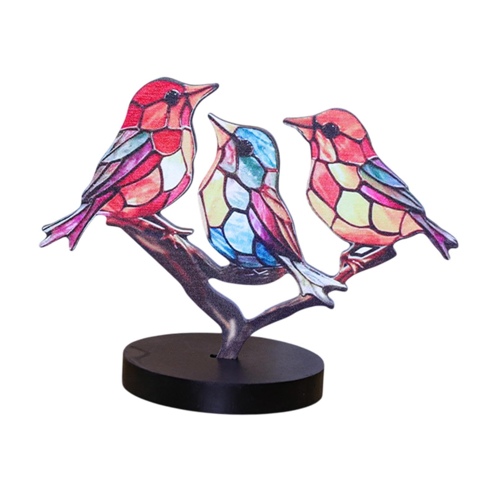 Amazon｜KRDPMV 枝に鳥とのオフィスの装飾、家のためのクラフト