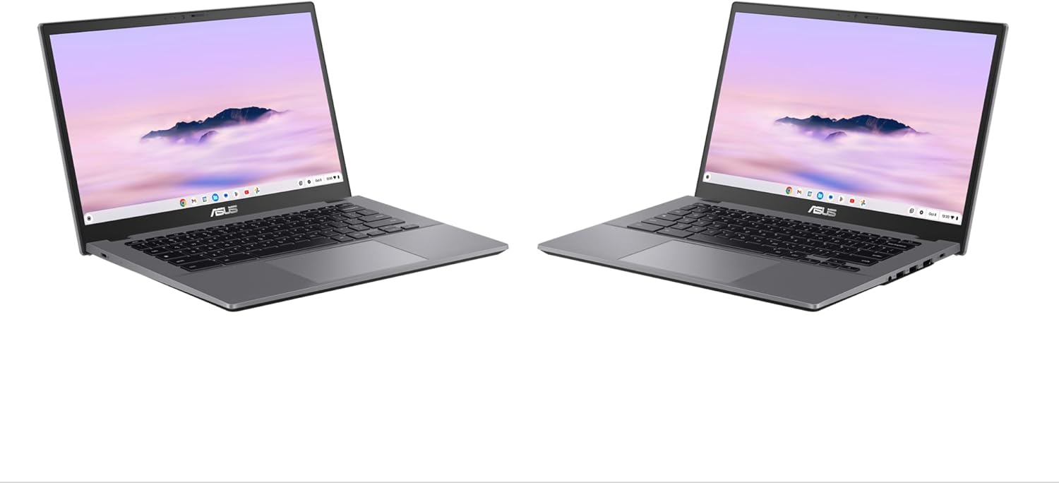 ASUS Chromebook Plus CX34 14.0" Touchscreen FHD Display (Intel i3-1215U, Intel UHD, 8GB LPDDR5, 128GB SSD, Backlit KB, WiFi 6, Webcam, Bluetooth 5.4, Chrome OS) (Renewed) - Image 7