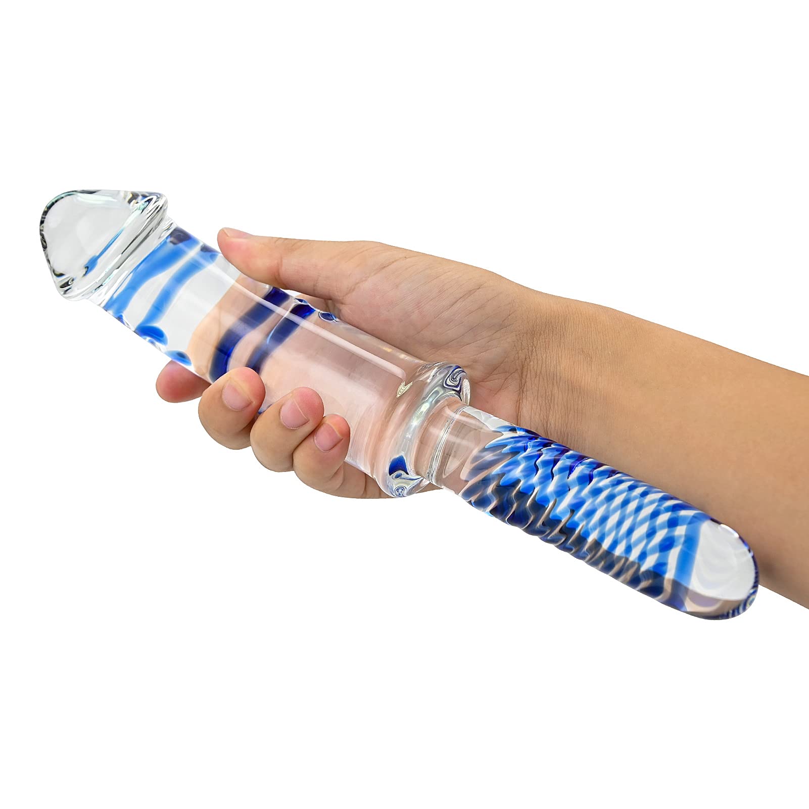 roluck Cristal – Consolador Pene anal Butt Plug transparente cristal diamante cristal Consolador