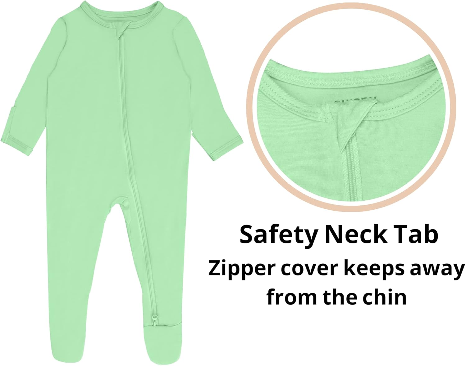 GUISBY 4-Pack Baby Boys Girls Zip-Front Sleeper Pajamas, Footed Sleep 'n Play - Image 2