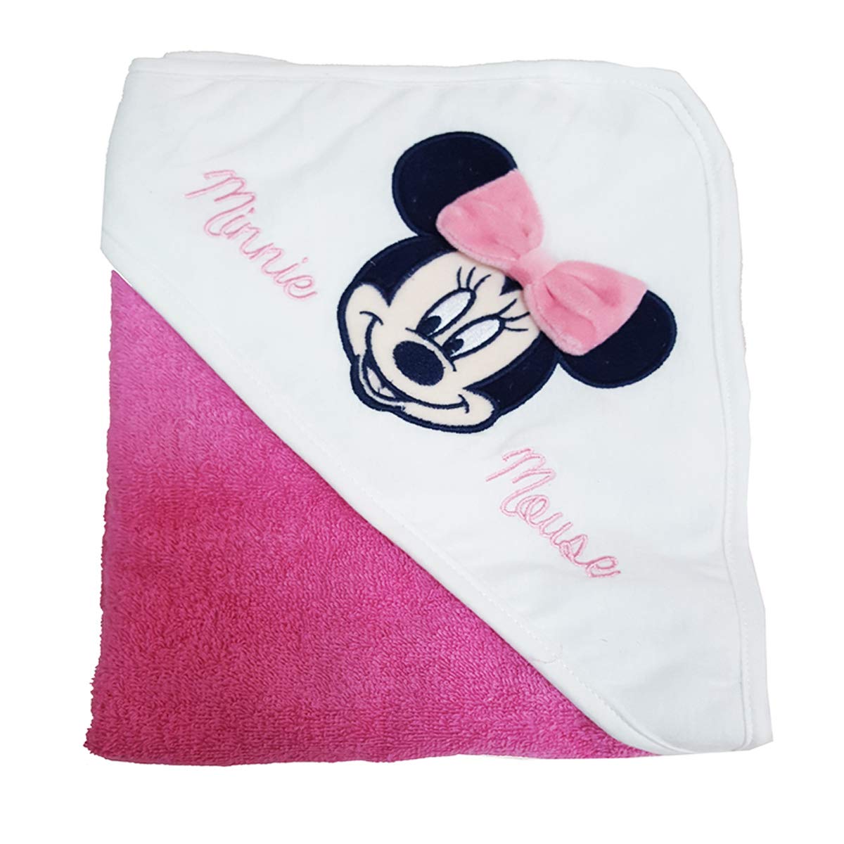 Ellepi Accappatoio Triangolo Disney Baby Minnie Rosa/Fucsia