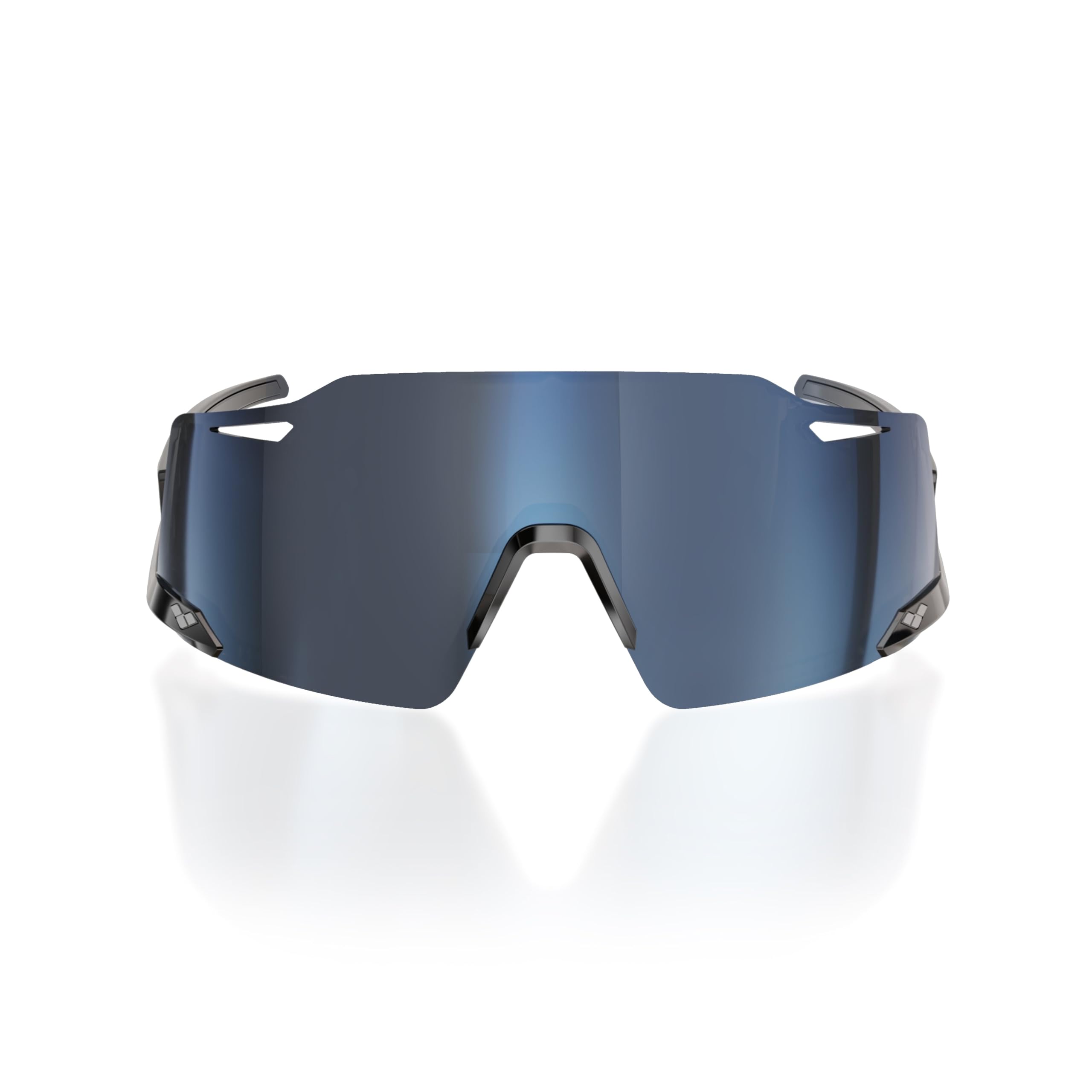 ARENA FULMINE Gafas de sol deportivas, flexible y ligera, protección UV resistente a los impactos, tratamiento antirreflejante hidrofóbico y antiestático, categoría óptica 3, plaqueta nasal ajustable