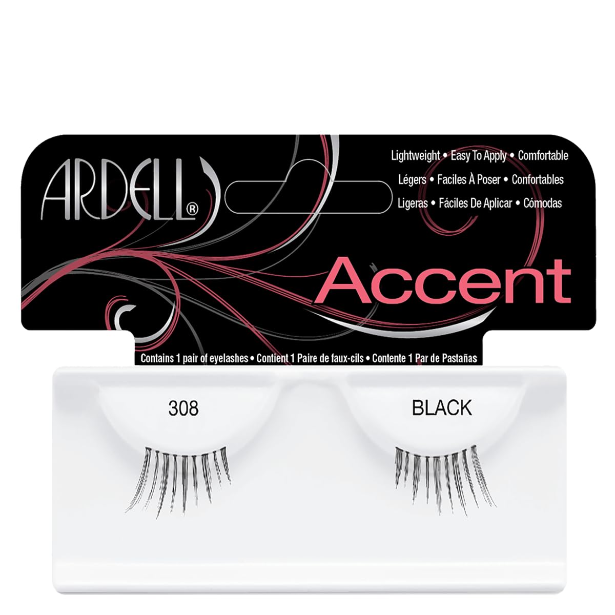 – Accent Lashes, 308 Black