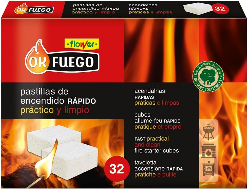 OK FUEGO Tablets On, Charcoal