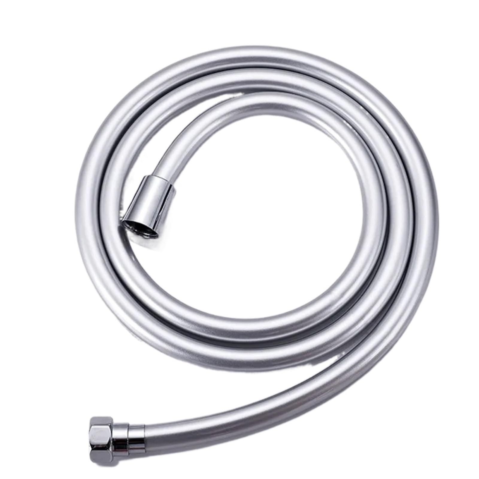 Meytxoa Light Grey Shower Hose 1Pc 1.5M Shower Hose Plumbing High Pressure Pvc Flexible Handheld Anti Winding Gi/2 Universal For Bathroom Accessories