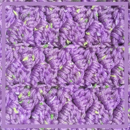 Image of Tweed Twinkles Soft Baby Yarn for Crocheting, 4-Pack (696Yds / 400G), Free Patterns - Acrylic Baby Blanket Knitting Yarn with Flecks - Size 3 DK Light Worsted Weight - Wisteria Purple
