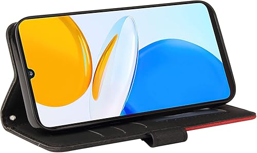 Miniatura 8 de Honor X7 & Honor Play 30 Plus - Funda de piel sintética de alta calidad con soporte para tarjetas, cierre magnético integrado, funda para teléfono