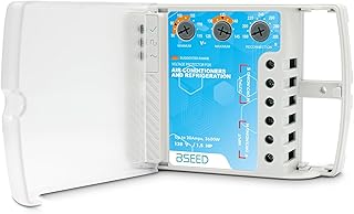 BSEED Surge Protector Outlet for Refrigerator, Wiring Heavy Duty Power Surge Protector Voltage Regulator for TV, Computer and Home Appliances, Adjustable, 120V, 30A, 3600W, 2 Pack