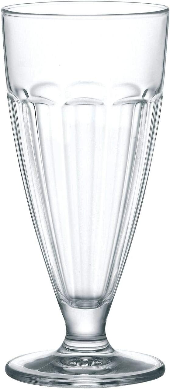 Bormioli Rocco ‘Rock Bar’ Dessert Glasses (Set of 6) – Ice Cream Sundae Glasses / Knickerbocker Glory Glasses / Milkshake Glasses – Strong Tempered Glass: Dishwasher Safe – Premium Dessert Glassware
