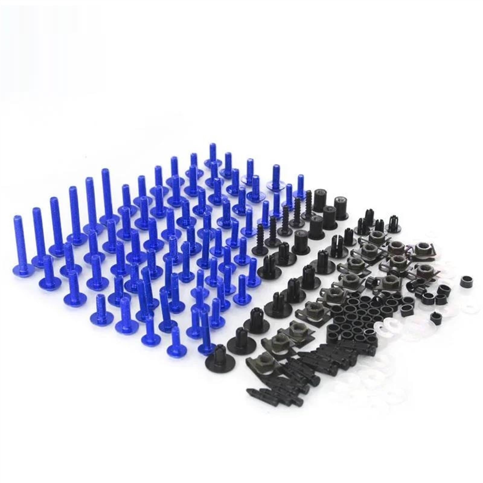 Motorcycle Accessories Full Fairing Bolts Kit Screws Nuts For Rs 125 Rsv4 Rs4 For Tuono V4 1100 For Buell Xb12(Blu)