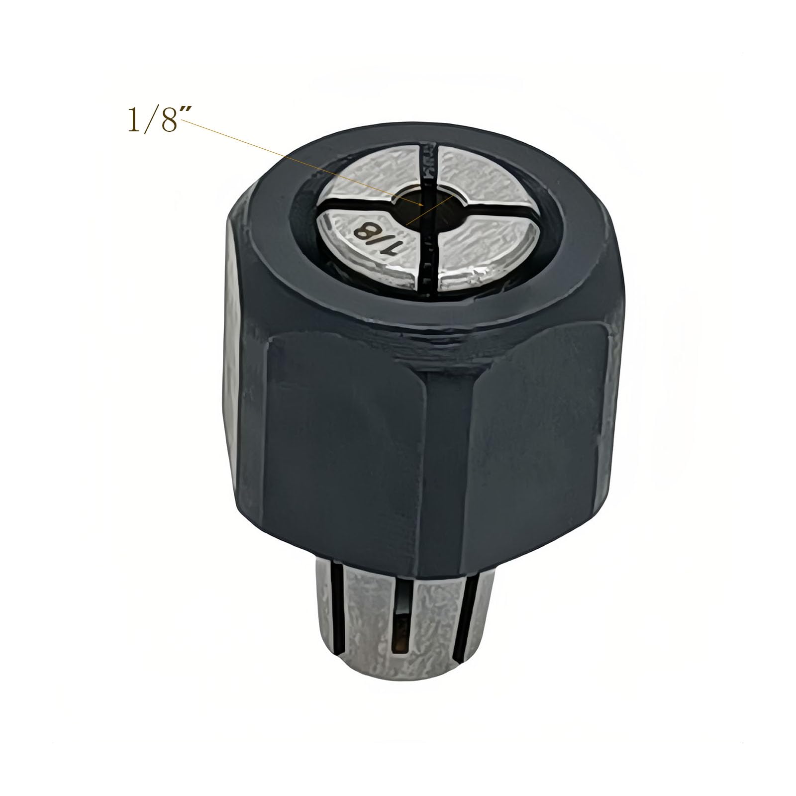 Milwaukee Collet Nut Replacement - 1/8" 3.175mm -2 Milwaukee Collet Nut Replacement - 1/8" 3.175mm -2