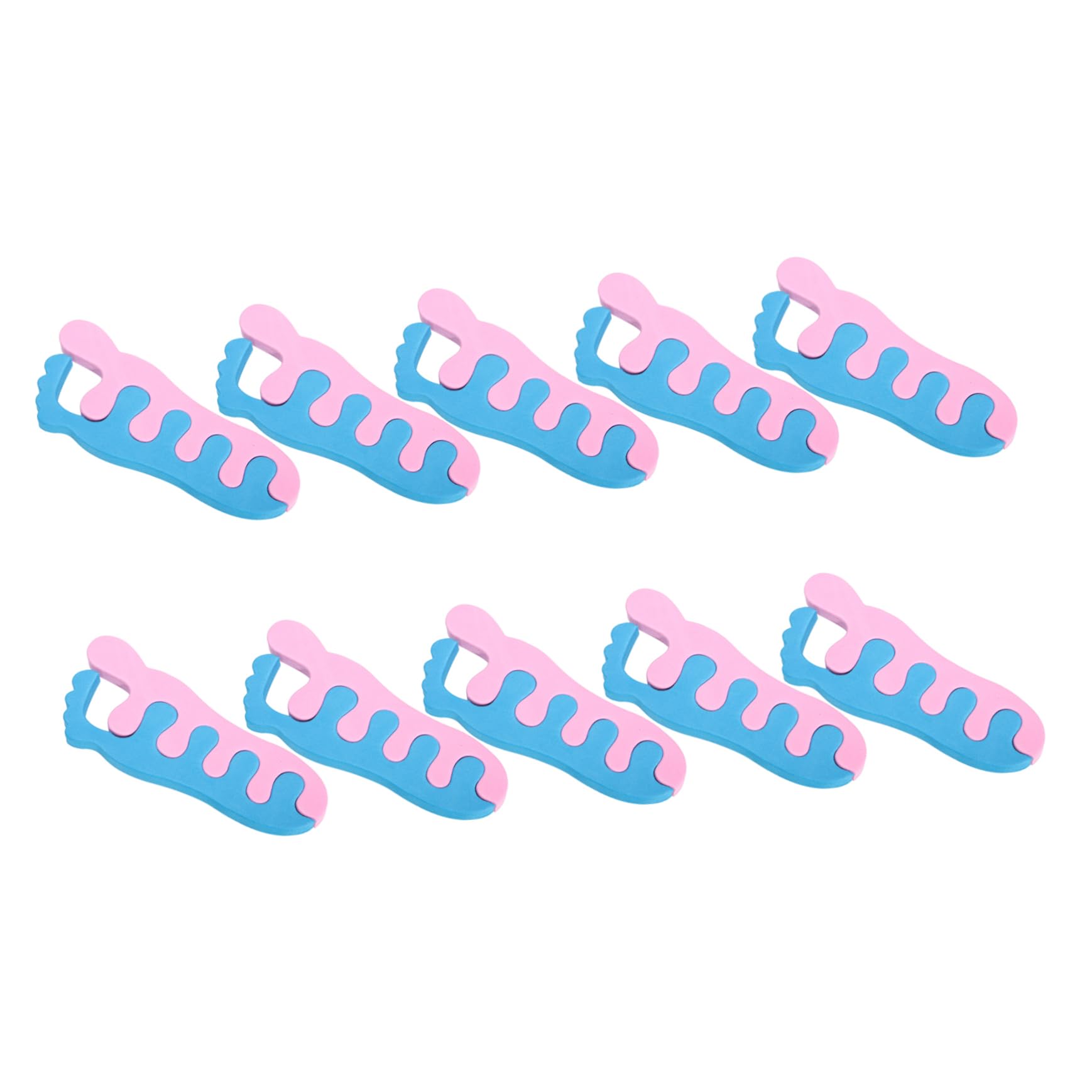 TOVINANNA Gorgeous Toe Separators for Manicure Toe Separator for Nail Art for Nail Beauty Random Color