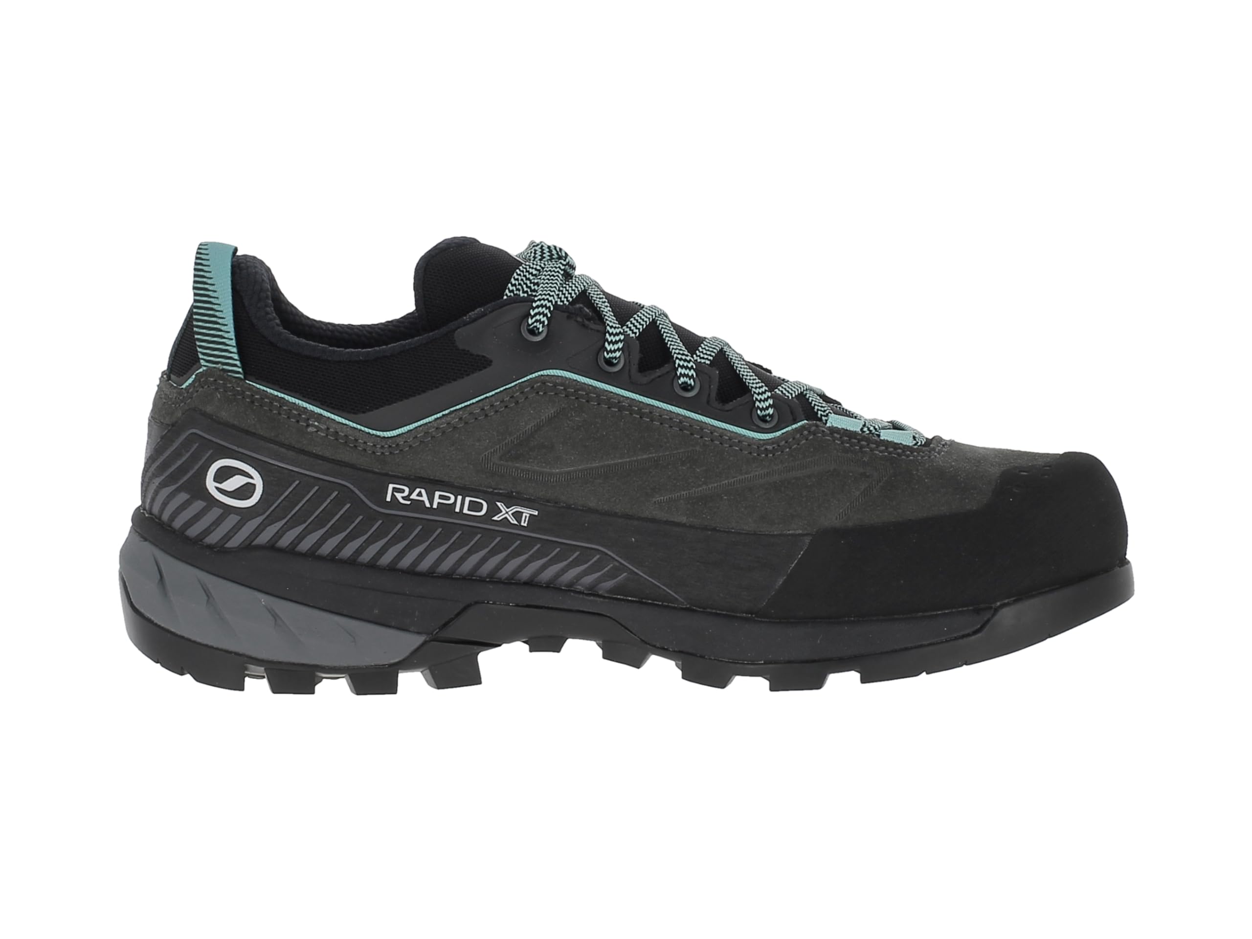 Scarpa Rapid XT GTX WMN wodoszczelne buty wspinaczkowe damskie z zamszowym materiałem wierzchnim i przyczepną podeszwą Vibram | buty trekkingowe