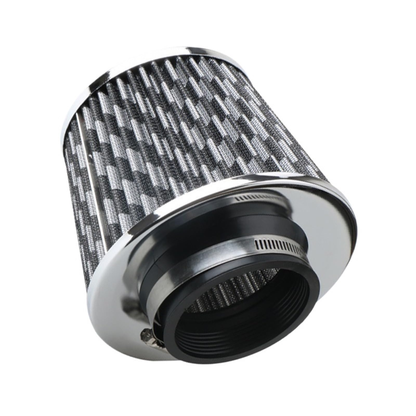 Zestaw filtrów samochodowych Filtr powietrza do silnika, kabinowy 76 mm, 76 mm, filtr powietrza samochodowego, wysoki przepływ, sportowy stożek siatkowy, uniwersalny pojazd filtry zimnego powietrza,