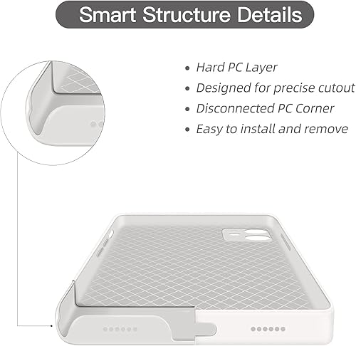 Miniatura 8 de GOODVISH Funda compatible con iPhone 11 de 6.1 pulgadas  Funda de silicona líquida ultradelgada  Protección mejorada de la cámara y la pantalla