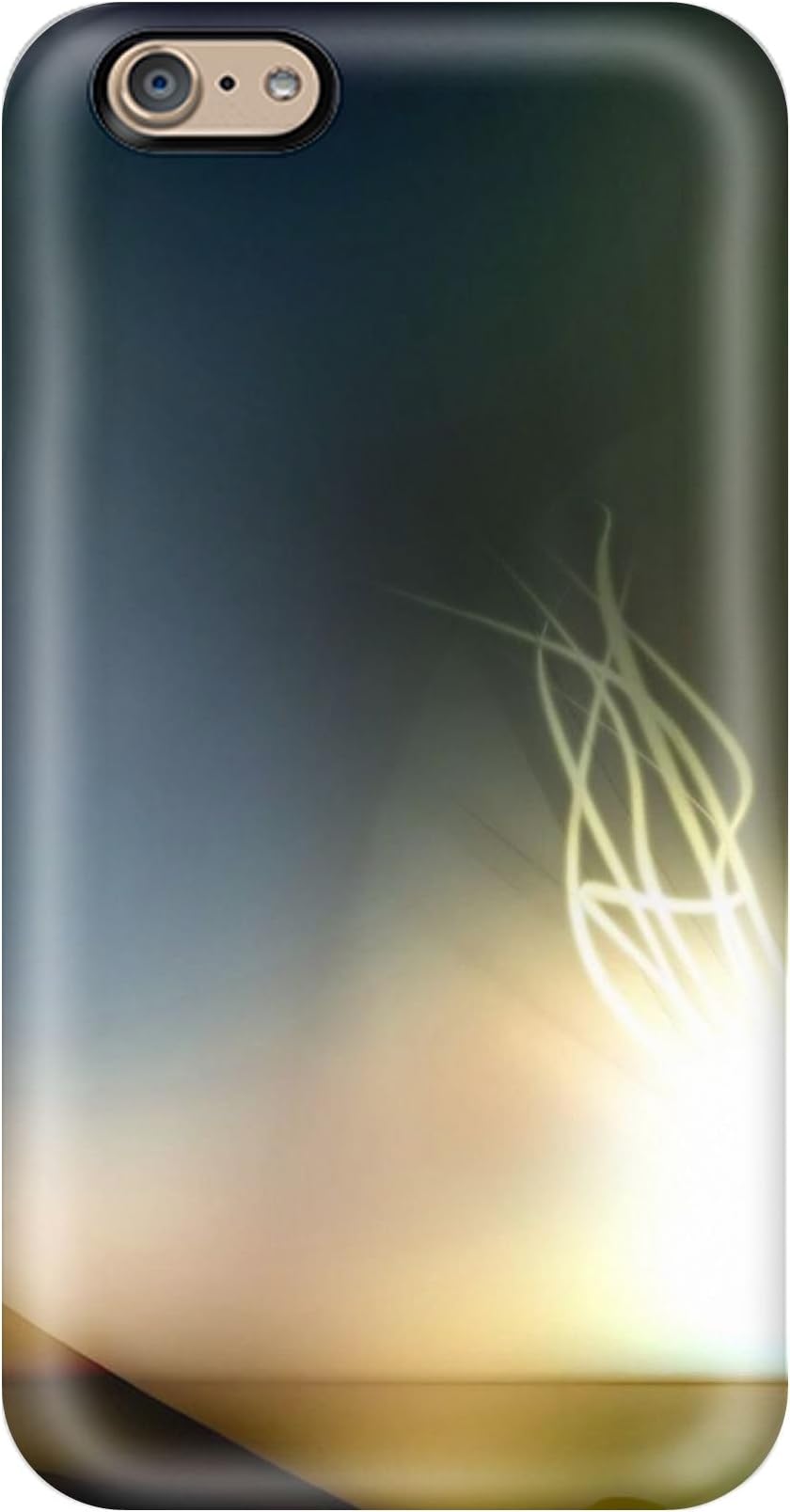 High Grade JaniceGeorge Flexible Tpu Case For Iphone 6 - Glowing Curves