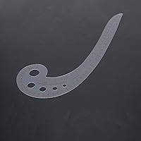 Vista 8 de Curva francesa, regla de curva francesa de costura DIY, regla de costura métrica, regla de clasificación de comas, herramienta de plantilla