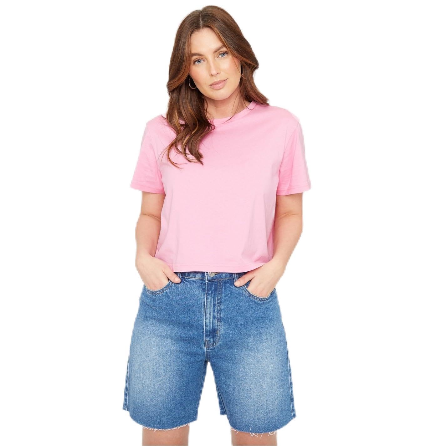 Be You Womens Boxy T-Shirt Pink 20