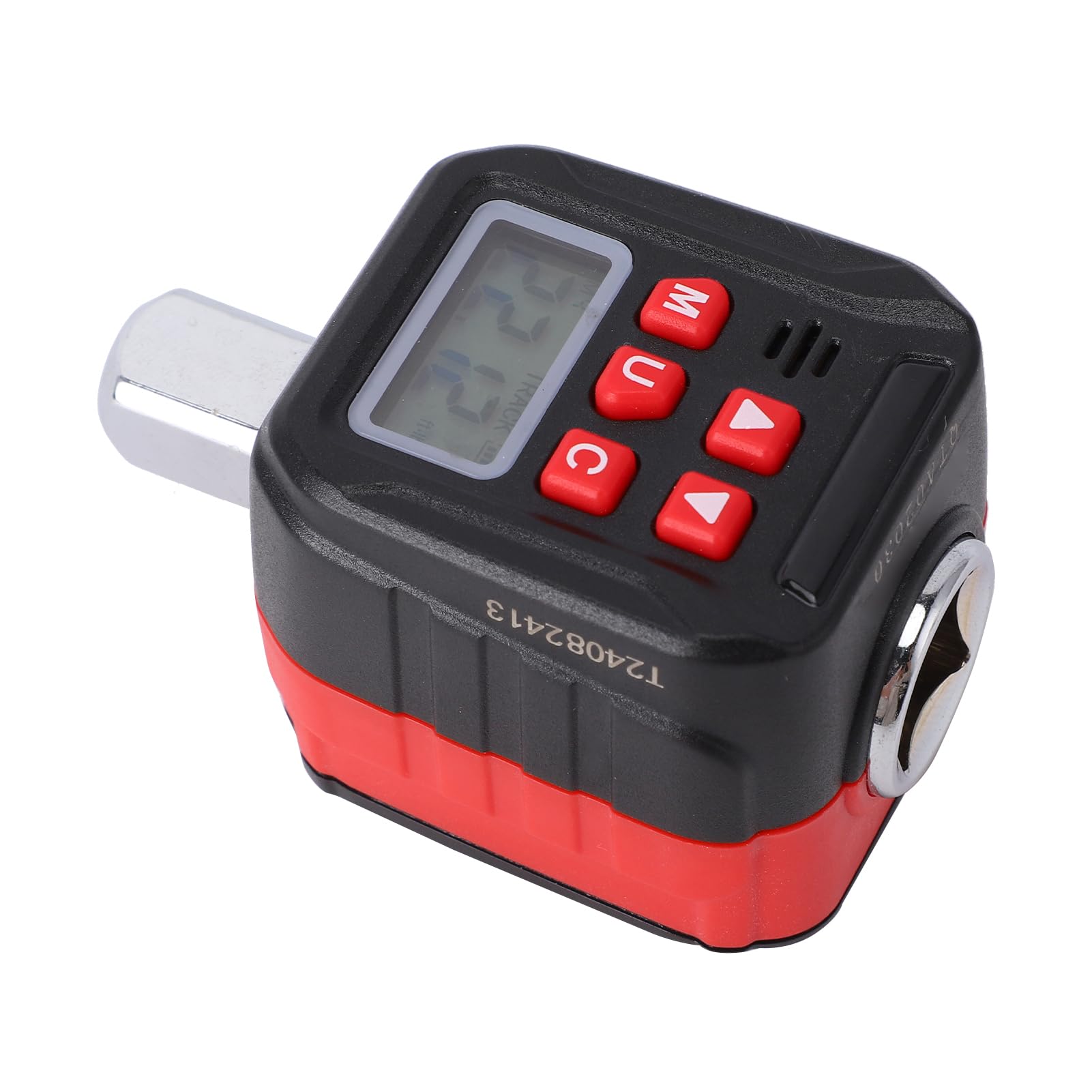 Fabater Clé Dynamométrique Numérique 1/2", 1.5-30Nm (.-22 ft-lb), Convertisseur électronique de Couple avec Alerte LED, Peak/Track, Adaptateurs /4", 3/8" pour Automobile, Moto (17-340 nm)