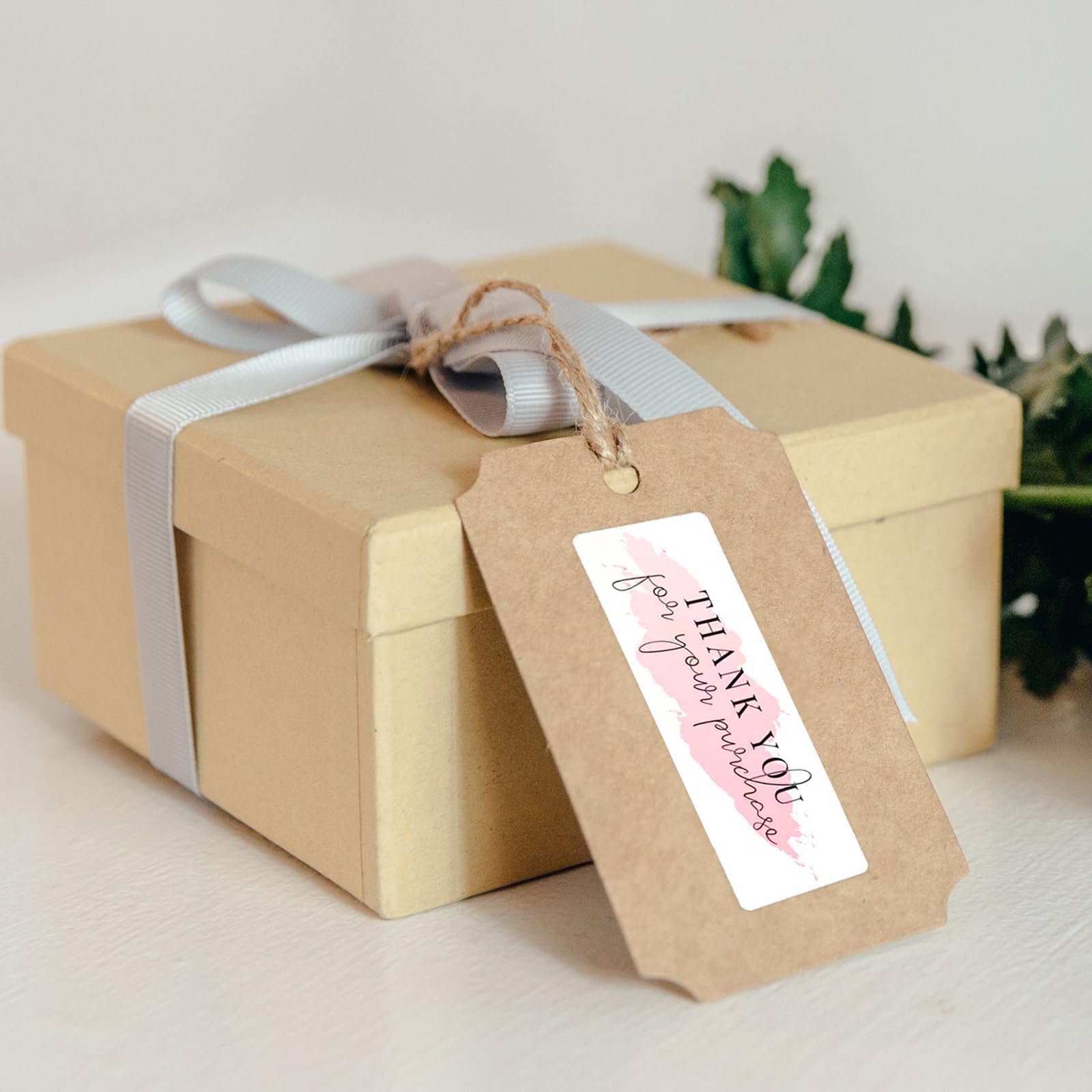 White Simple Thank You Stickers Smile Emoji Wishes Stickers Small Business Package Decorative Label Tape Paper Material 100 Pieces Per Pack Stickers Direct Thermal Stationery Labeller - | PH