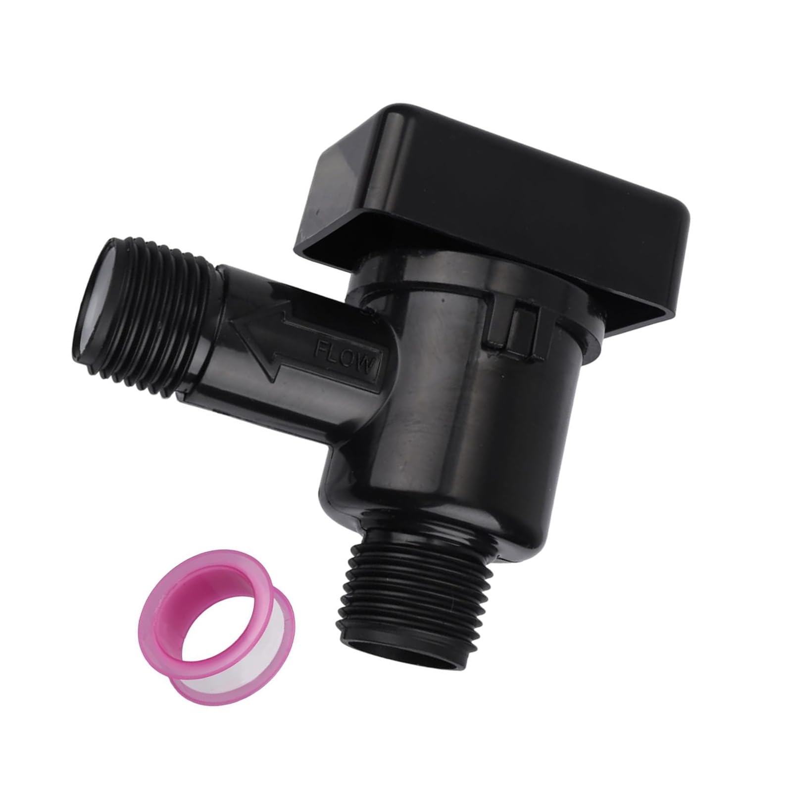 Kalttoy Black Strong Abs Check Valves Leak Proof Vacuum Backflow Preventer With Ptfe Tape For Secure Plumbing & Backflow Defense Plumbing Anti Reflux Valves