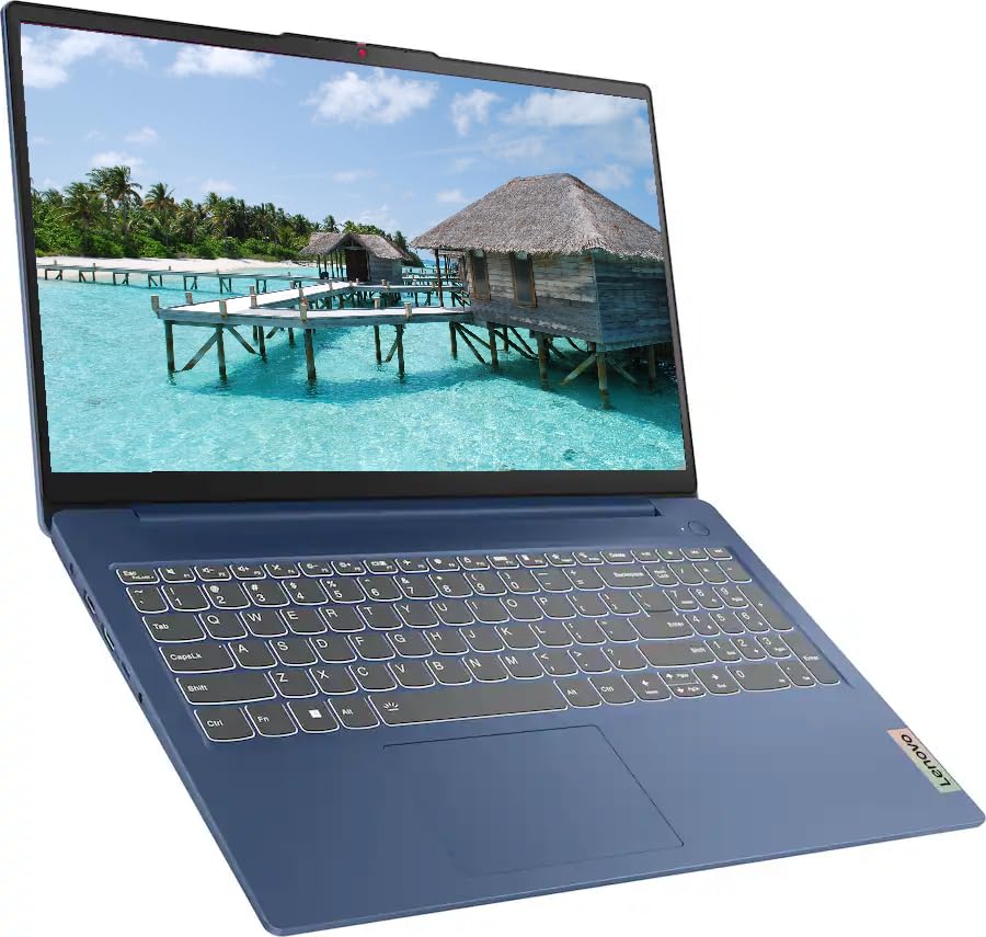 Image of Lenovo IdeaPad Slim 3 15.6 inch FHD Laptop, with Free Lifetime Microsoft Office, AMD Ryzen 5 40, 8GB RAM, 512GB SSD, AMD Radeon 610M, Windows 11 Pro, Abyss Blue, WiFi 6, Copilot, with USB Hub