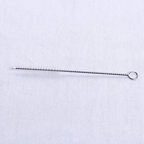 Muelle trompa para desagüe, Niquelado.