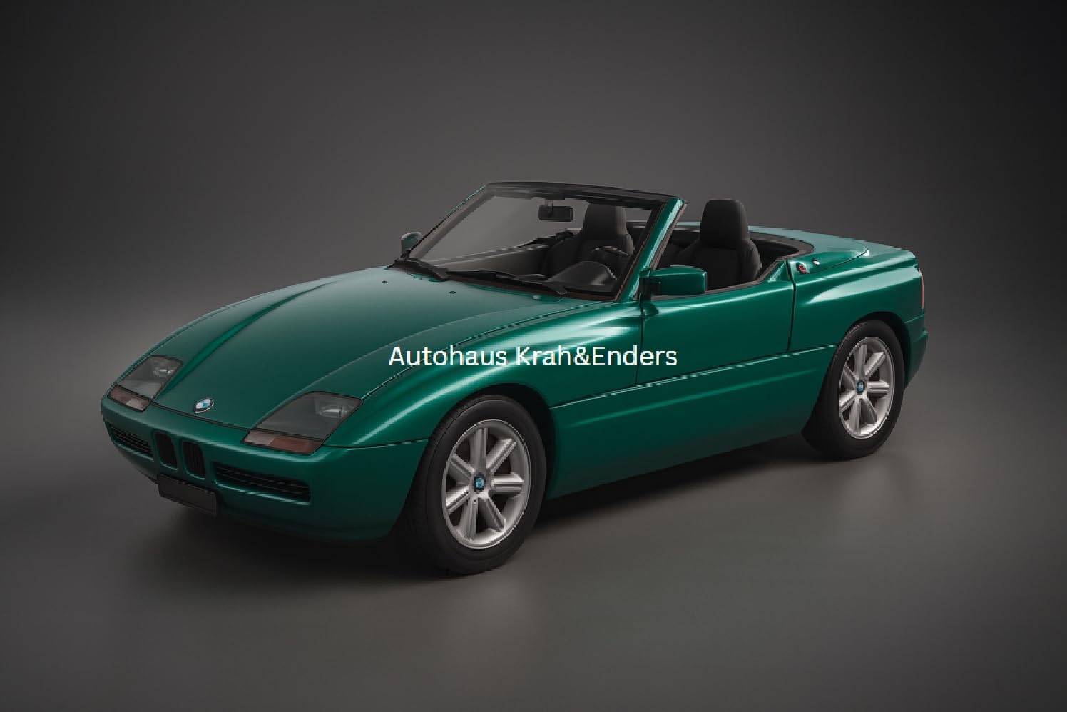 BMW Miniatur Z1 Roadster 1:18 grün Modellauto Sammlermodell Klassiker Limited Edition