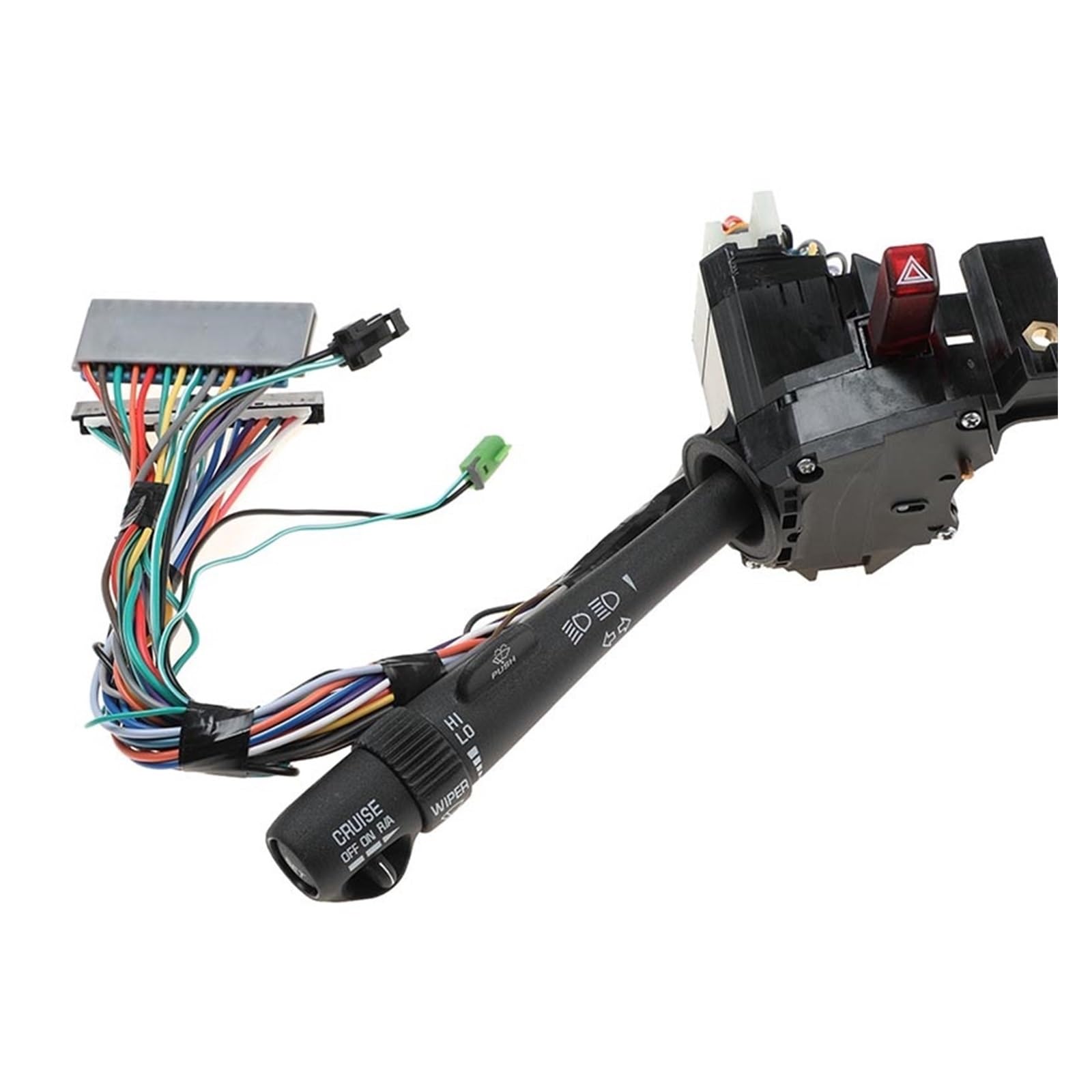 NEGRO Palanca de señal de giro del brazo del limpiaparabrisas compatible con el interruptor for GMC, GM, 26010837 26062270 26083635 interruptor de combinación multifunción Palanca de intermitentes del