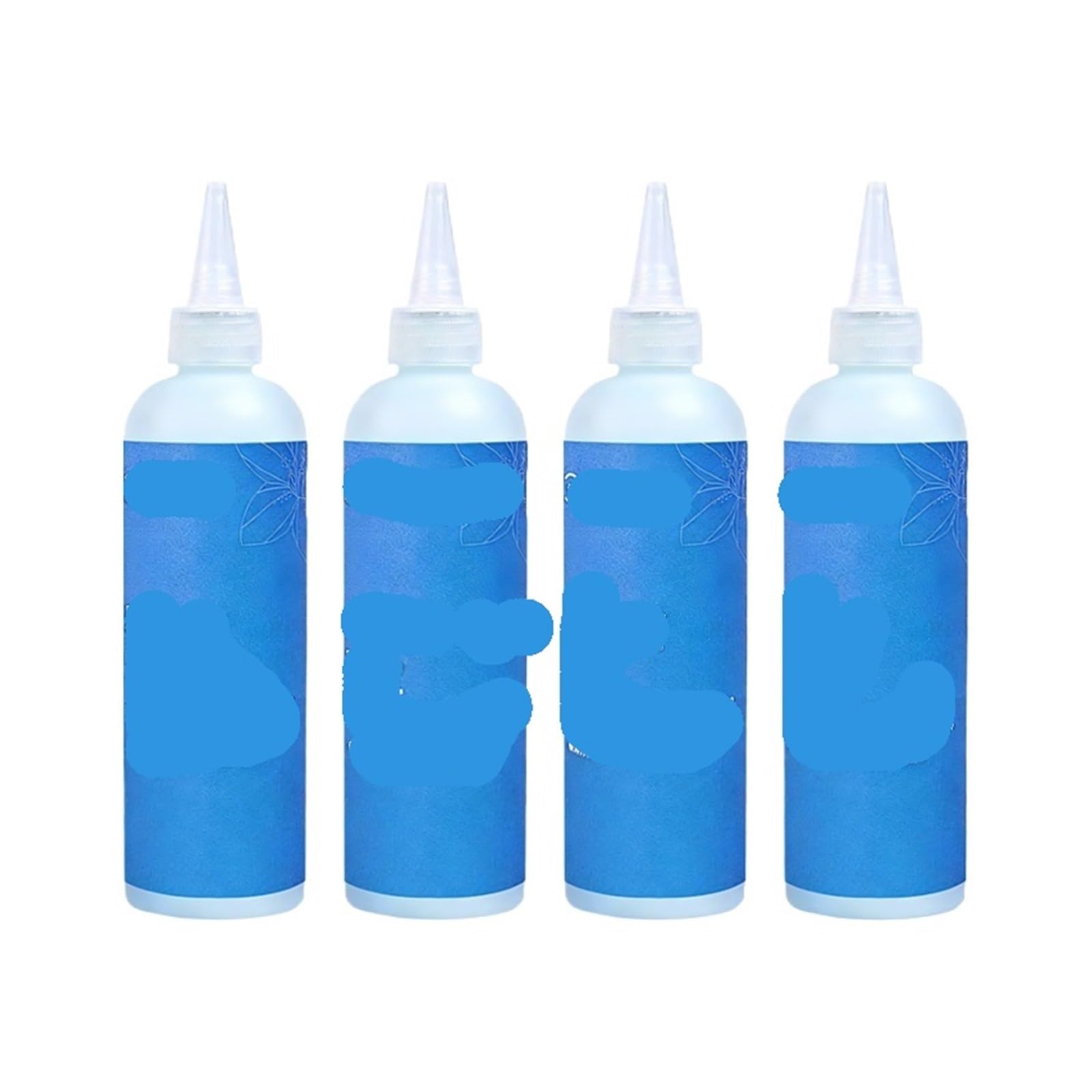 Eezii 4Pcs Vacuum Cleaner Solution Cleaning Fluid ，Compatible For Ecovacs， Winbot W2 Omni/ W2 Pro/ W1s /W1 Pro Special Cleaner Liquid 230Ml