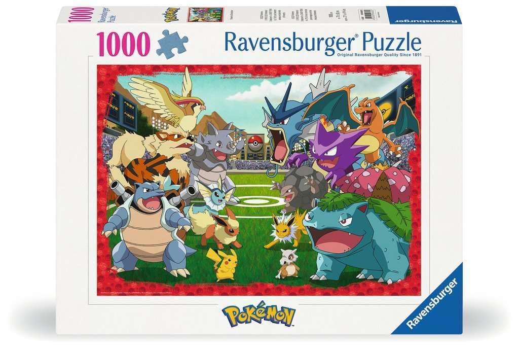 Ravensburger Pokémon Showdown 1000 Piece Jigsaw Puzzles - Gifts for Boys, Girls & Adults Age 12 Years Up