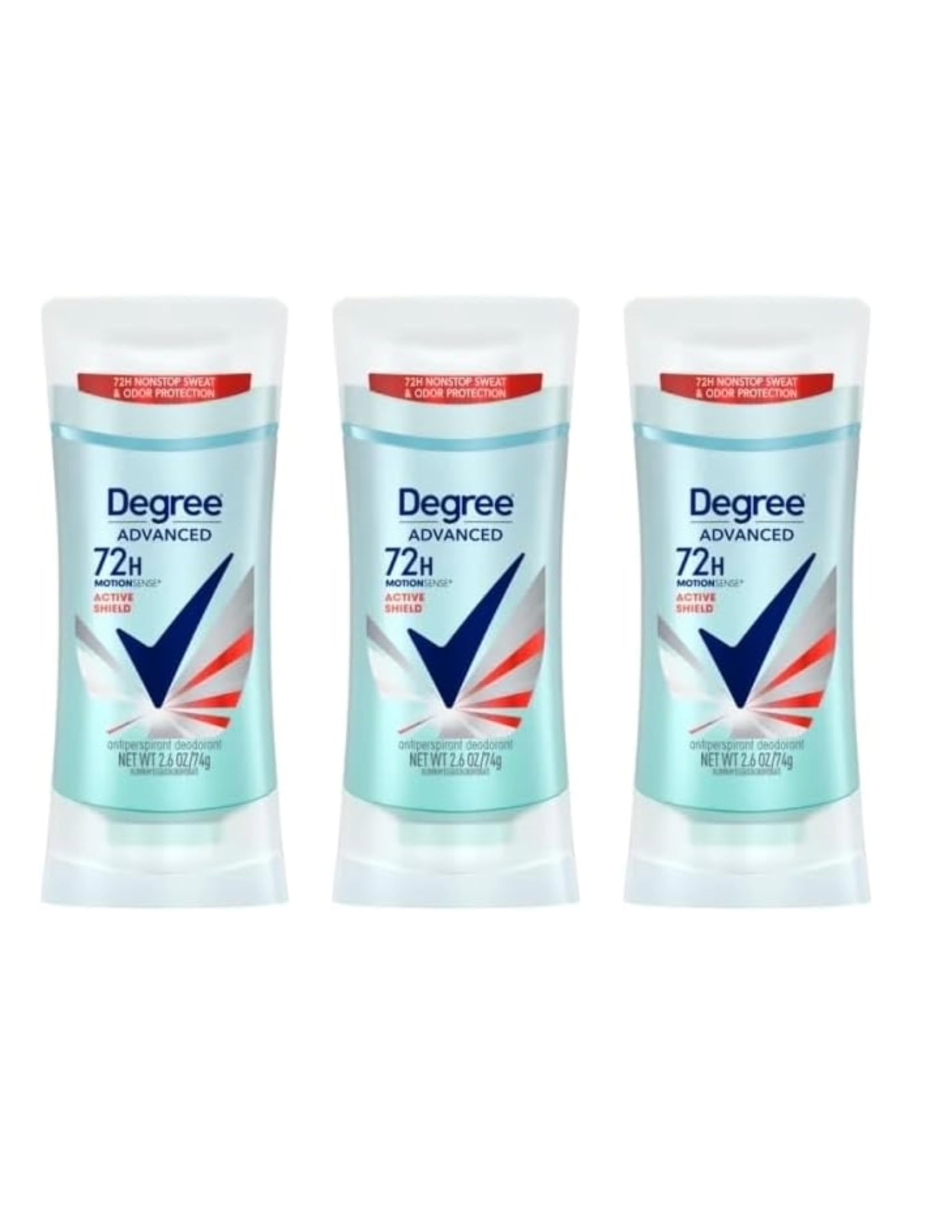 Deodorant 2.6 Ounce Womens Active Shield (76ml) (3 Pack)